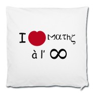 housse de coussin humour maths