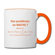 mug tasse humour maths bicolore