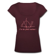 t shirt femme col rond