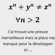 humour maths Grand théorème de Fermat